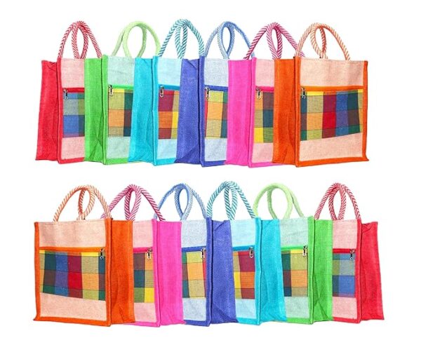 COLOR JUCO CHECK POCKET BAGS - Image 2