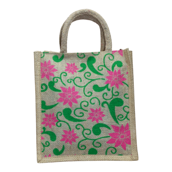 Eco-Friendly Jute Bags with Zipper (10*11) - Image 2