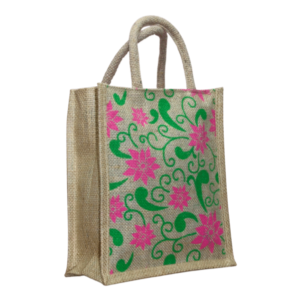Eco-Friendly Jute Bags with Zipper (10*11) - Image 3