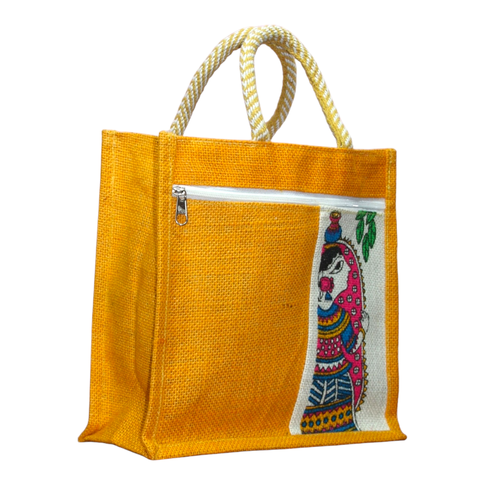 Jute Bags with MadhuBaani Print for Daily use - Image 19