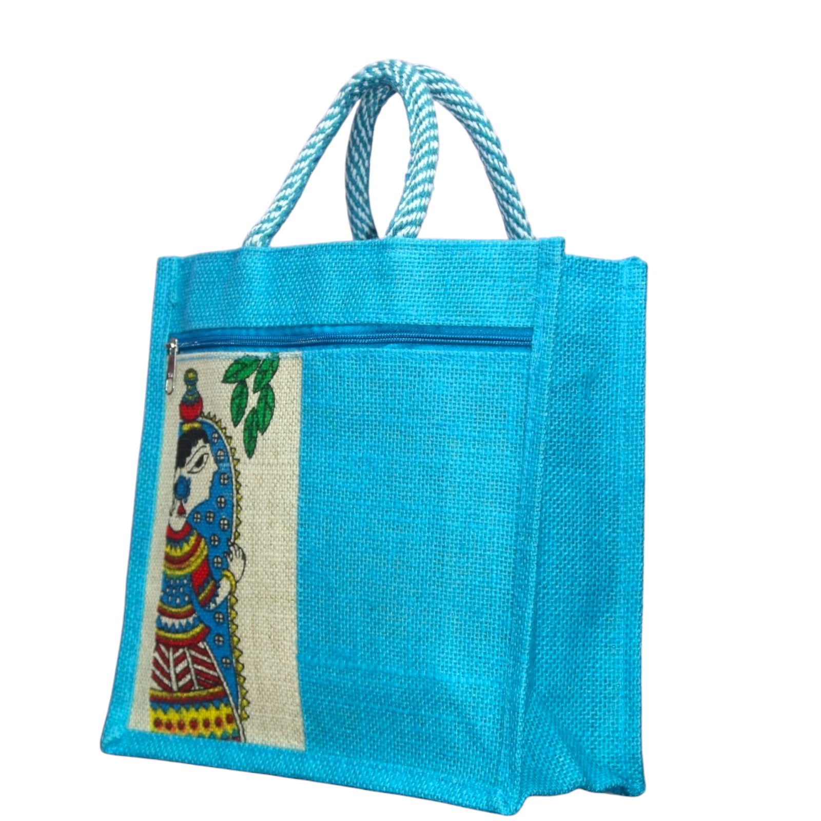 Jute Bags with MadhuBaani Print for Daily use - Image 10