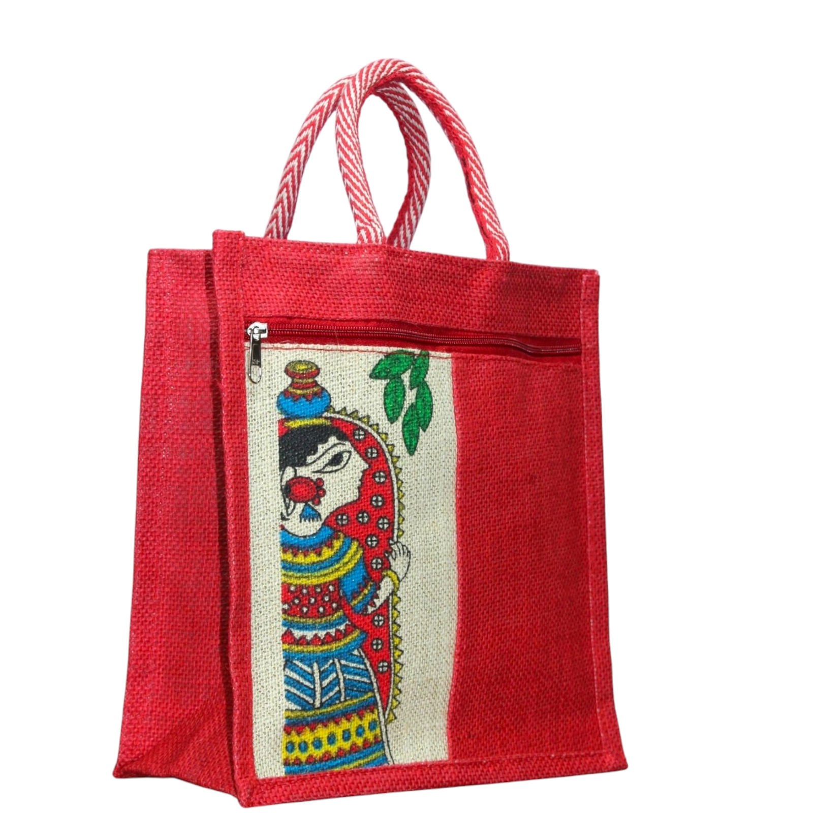 Jute Bags with MadhuBaani Print for Daily use - Image 14