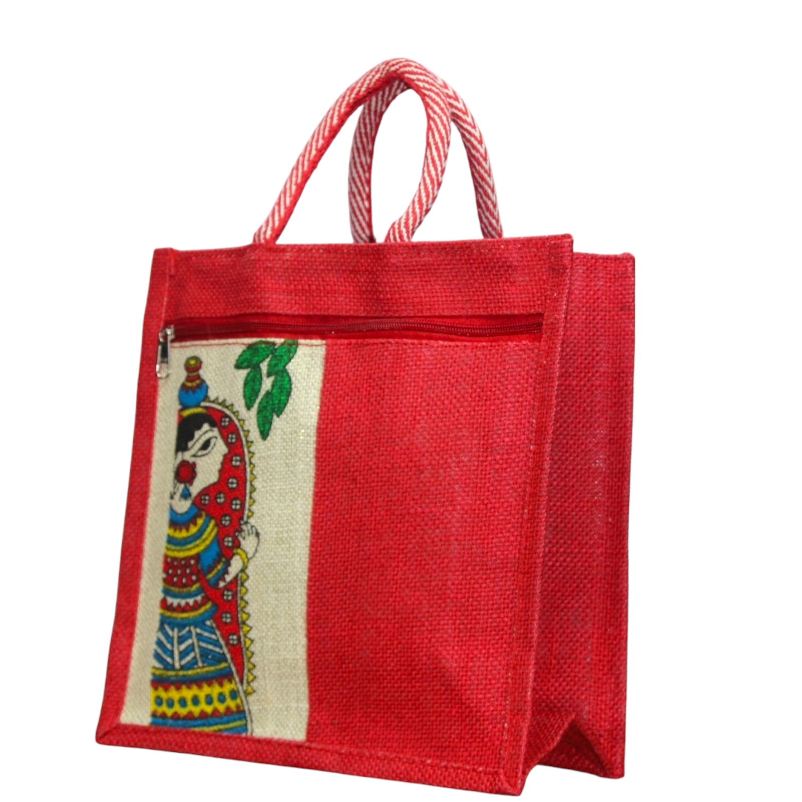 Jute Bags with MadhuBaani Print for Daily use - Image 6