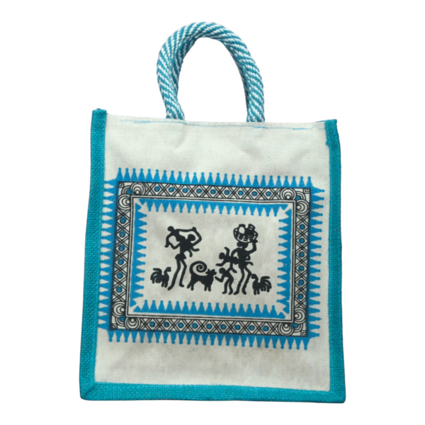 Canvas Jute Bags with Tribal Print for Daily use - Image 7