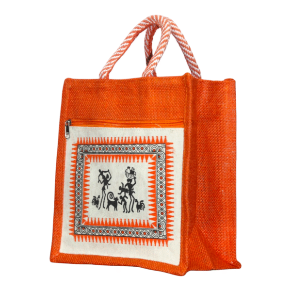 Canvas Jute Bags with Tribal Print for Daily use - Image 11