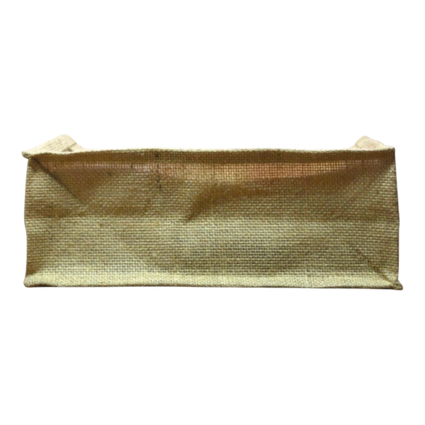 Natural Hamper Jute Bag with Transparent PVC - Image 4